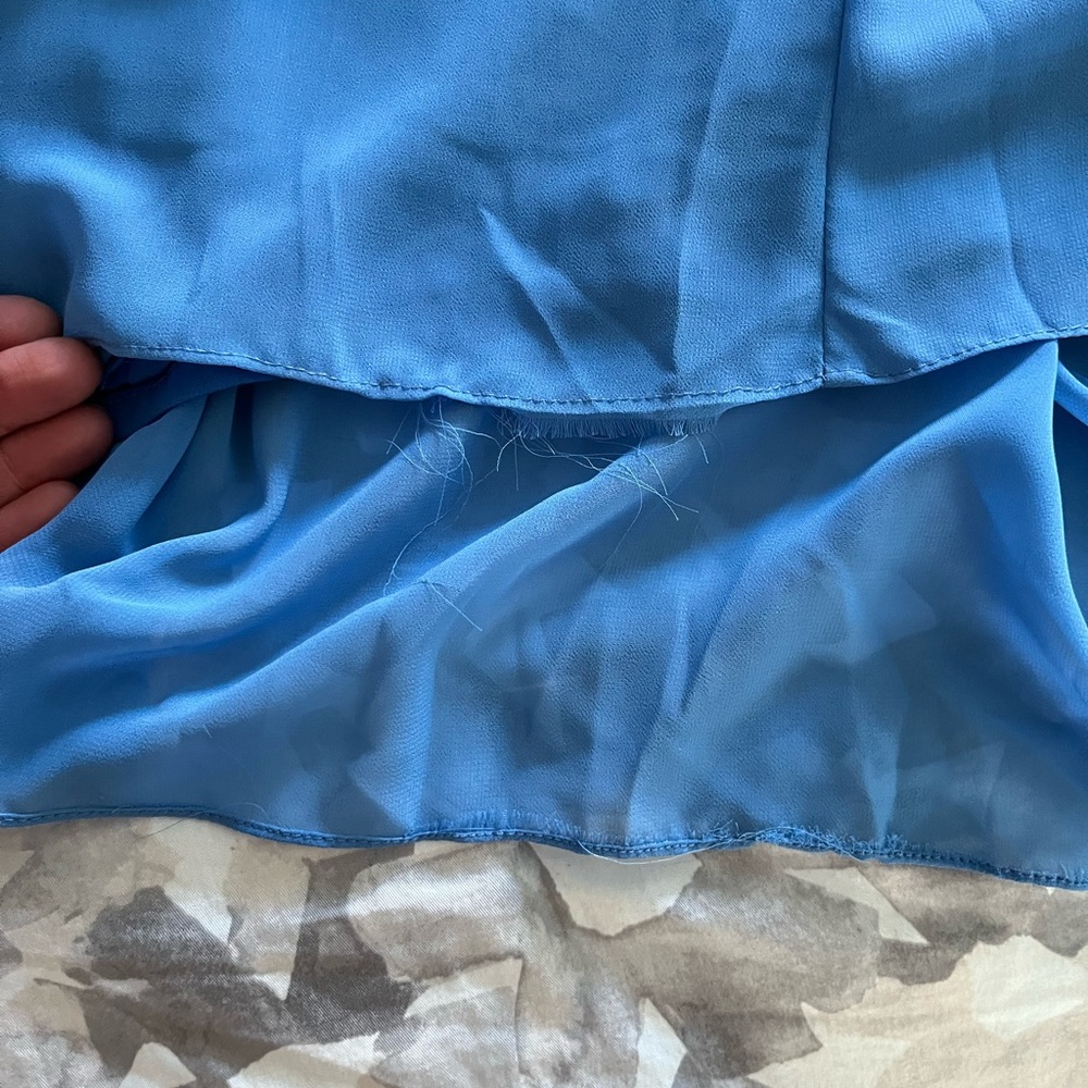 WORN ONCE - Bridesmaid Dress in Cornflower Blue - Picture 12 of 14